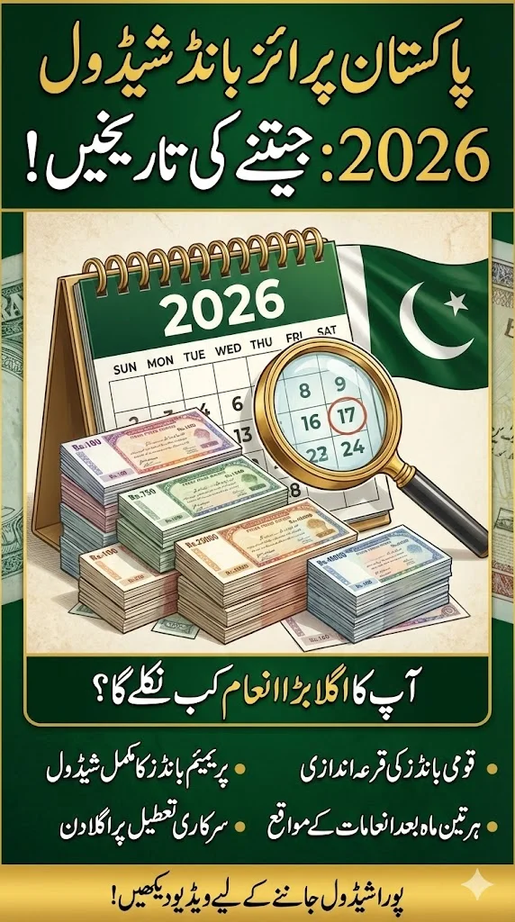 Prize Bond Draw Schedule 2026 Winning Dates