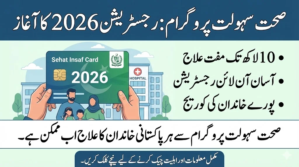 Sehat Sahulat Program Registration 2026