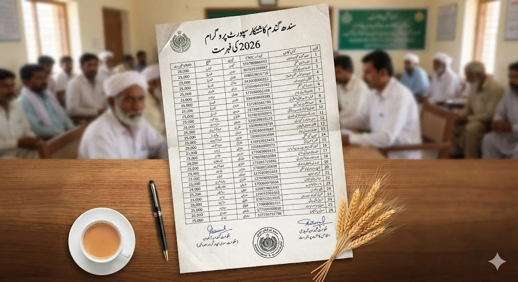 Sindh Wheat Growers Support Program 2026 List
