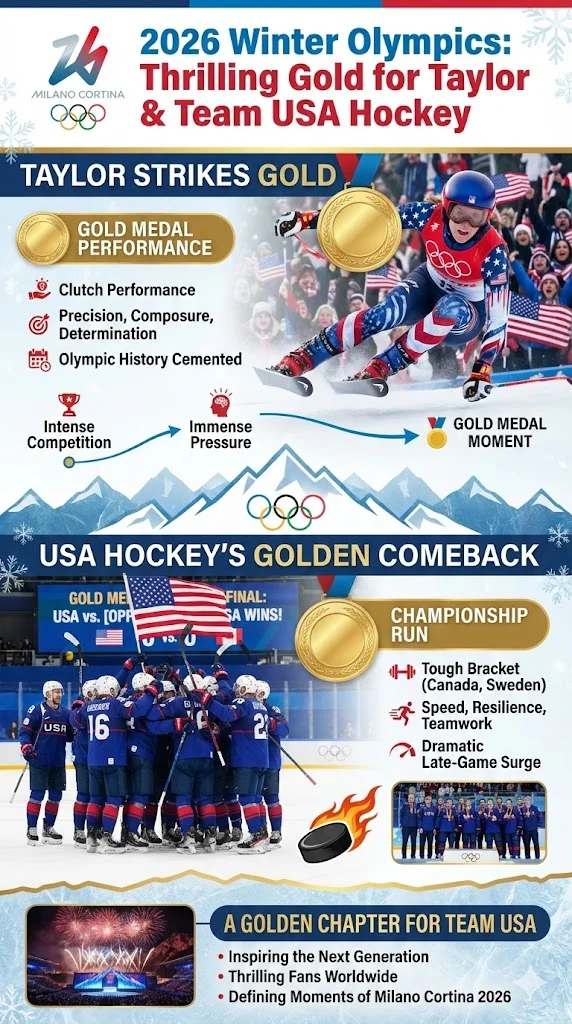 2026 Winter Olympics: Thrilling Gold for Taylor & USA Hockey!