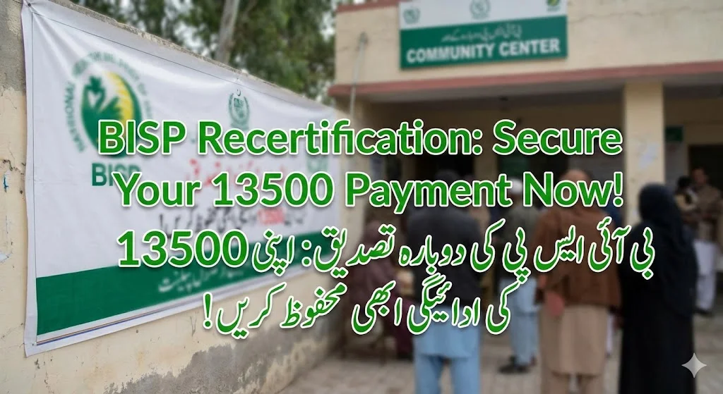 BISP Recertification: Secure Your 13500 Payment Now!