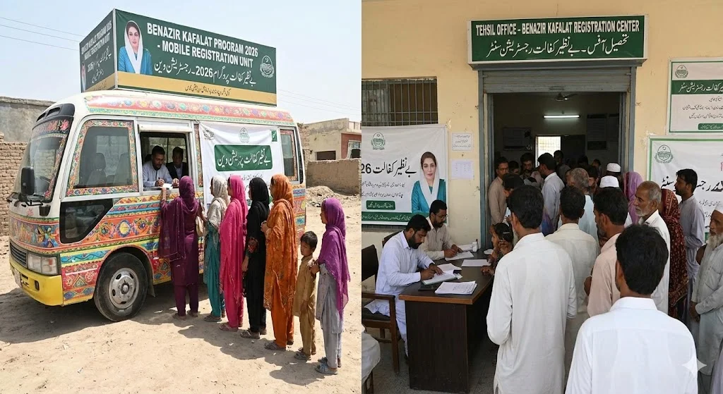 Benazir Kafalat 2026 Registration Via Mobile Van and Tehsil Office