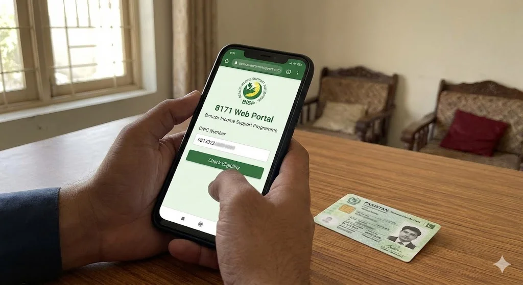 Check BISP Eligibility Online 8171 By CNIC