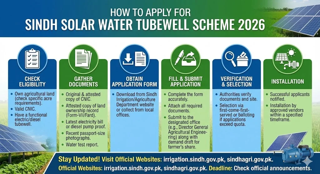 How To Apply For Sindh Solar Water Tubewell Scheme 2026
