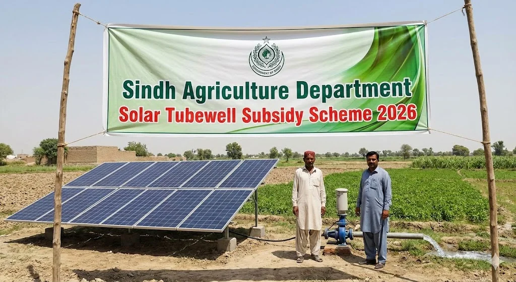 Sindh Agriculture Department Solar Tubewell Subsidy Scheme 2026