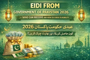 Eidi From Government of Pakistan 2026 – Who Can Receive and How to Check Eligibility