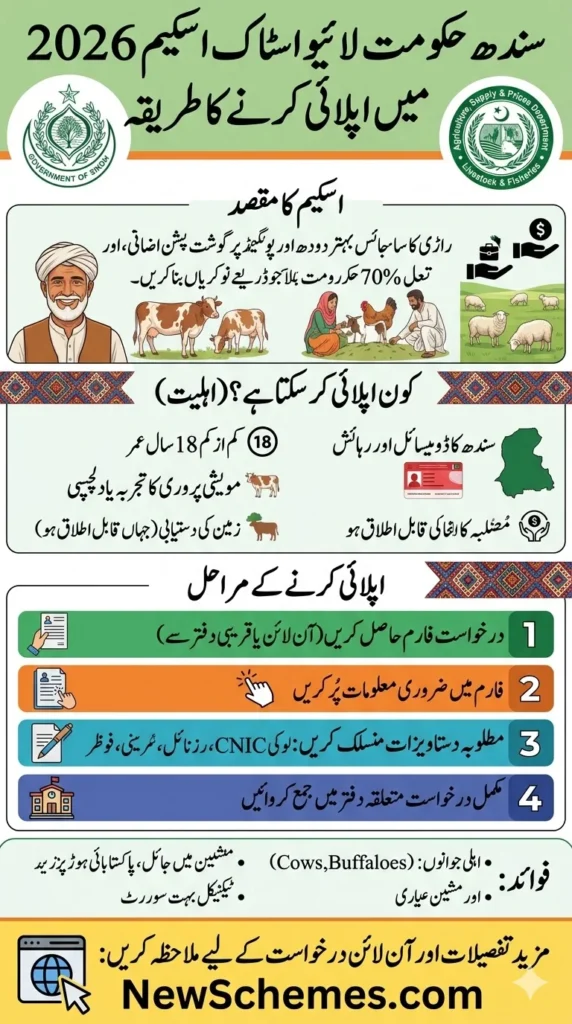 How to Apply for Sindh Govt Livestock Scheme 2026