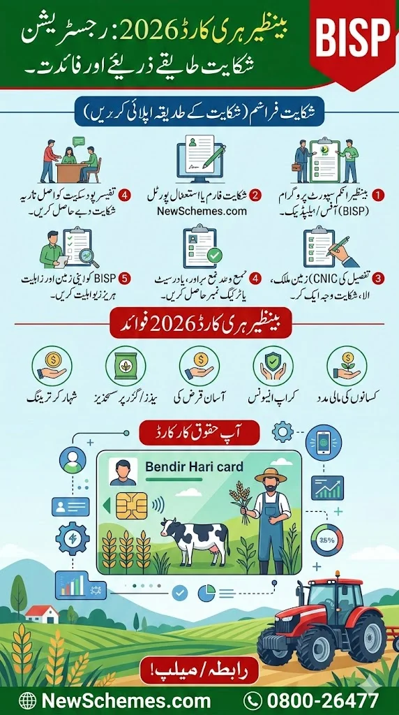 How to Get Benazir Hari Card 2026 Through Complaint 