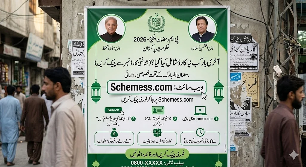 Last Time New Card Added in PM Ramzan Package Check By CNIC