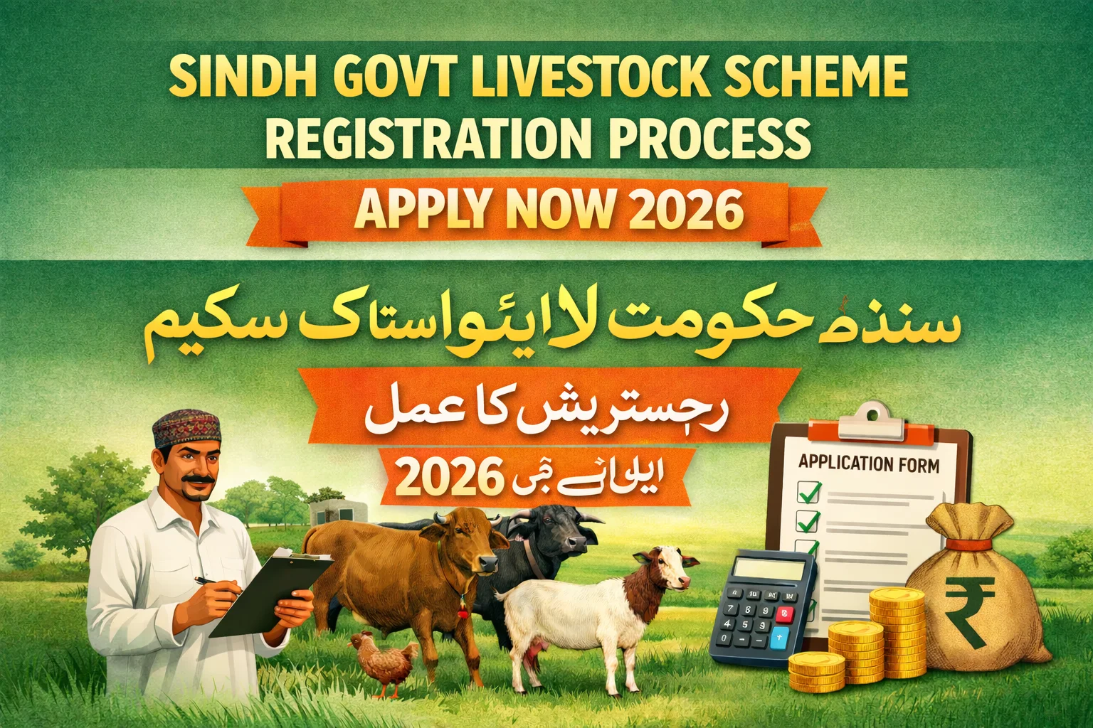 Sindh Govt Livestock Scheme Registration Process Apply Now 2026